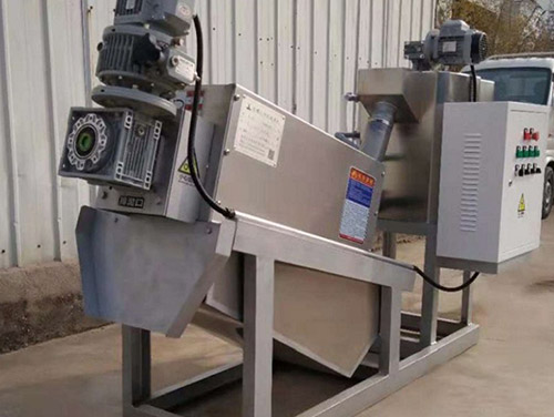 鐵嶺移動(dòng)疊螺式污泥脫水機(jī)